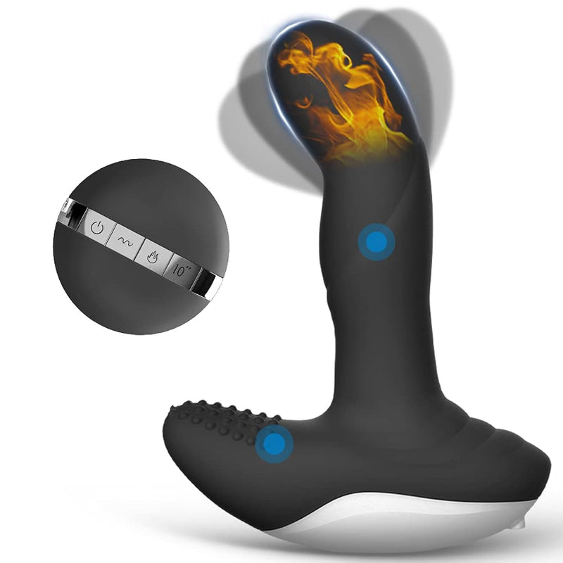 Wiggle Motion Prostate Massager Anal Plug, Vibrating Male Anal Sex Toys For Men Women Couples Adult Sex Pleasure, Remote Control Anal Toy Vibrator Stimulator Butt Plug For P Spot & G Spot Play