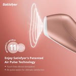 Love Breeze Vibrator Sex Toy | Adult Toys For Women | Clitoral Airpulse Vibrator | Vibrating Sexual Pleasure Device | Stimulation Vibrators | Female Wellness Tools | Woman Sextoy (Orange)