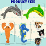No Stuffing Dog Toys,Dog Squeak Toy For Small,Medium,Interactive Dog Toys For Large Dogs,Tug Of War Toy,Puppy Teething To Keep Them Busy, Best Christmas Toys