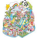 DIY 3D House Sticker Book Reusable Craft Kit for Teens and Adults