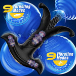 Prostate Massager Anal Toys, Male Sex Toys For Men Sex Toy Anal Plug Adult Toys With 9 Tension Shock Flapping Thrusting Vibrating Butt Plug Male Vibrator Anal Beads Dildo For Men Remote Control