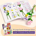 Create Your Own Personalized Flower Bouquet with Air Dry Clay Craft Kit for Kids