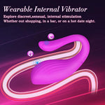 Dual Motor Wearable Vibrator for Couples - Smartphones App Controlled Sex Toy with 9 Stimulations