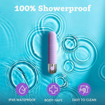Bullet Vibrator By - Rechargeable & Waterproof Vibrator Bullet With 10 Pleasure Modes, Body-Safe Silicone, Discreet Women'S Sex Toy, Adult Sex Toy, 3.8? × 0.7? (Lilac)