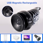 Tentacle Dildo Vibrator For Women, 8.7Inch Big Realistic Vibrating Anal Dildo With 10 Vibrations Modes, Silicone Huge Monster Prostate Massager Sex Toys For Couple G-Spot Stimulation