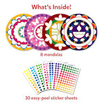 Mandala Art Activity Sticker for Kids - Disney Princess Theme