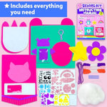Kids' Sewing Kit with 7 Animal Dolls and Fun Projects
