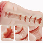 Male Masturbator Sex Toy For Men- Transparent Manual Squeezable Sucking Pocket Pussy Portable Masturbation Cup With Suction Cup