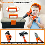 Kids Tool Set – 48 Piece Toddler Tool Set With Electronic Toy Drill& Tool Box,Pretend Play Kids Toys,Construction Kits Toys For Kids Ages 3 4 5 Years Old, Toddler Boy