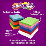 9" x 12" Construction Paper Classroom Pack, 2200 Sheets, Perfect for Arts and Crafts Projects