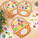 30 Set Fruit of The Spirit Basket Craft Kit for Thanksgiving and Christian DIY Crafts