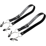 Nipple Labia Clit Clamps Nipple And Vaginal Clamps Sex Toys Adjustable Leather Sm Bondage Set Restraints Kit For Beginners Couples Adults Women