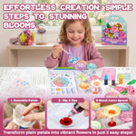 Paper Flowers Science Kit for Girls Ages 6, 7, 9, 10, 11 Years Old