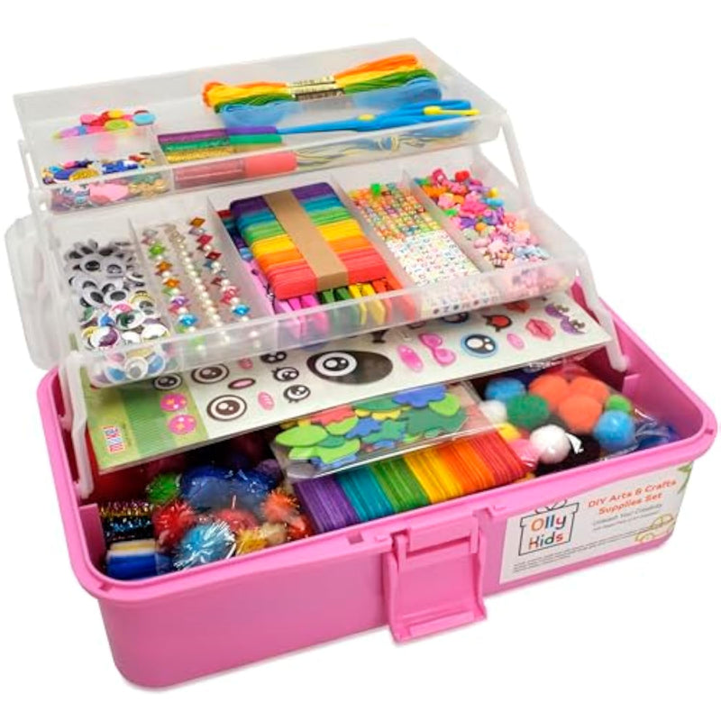 Art Kit for Kids Ages 4-8, Arts and Crafts Supplies Set