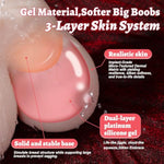 Sex Toys For Men, Full Size Sex Doll Boobs With Pussy Anus, Realistic Pocket Pussy With Boobs, Male Masturbator Big Boobs Sex Toy Breast Realistic Sex Dolls For Men Life Size Vagina Toy 8 Lb