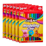Cra-Z-Art Bulk Modeling Clay Kit - 6 Pack of 24 Count Modeling Clay Set