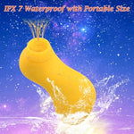 Clitoral Suction Vibrator Adult Toy Mini Yellow Duck With 7 Vibration And Suction Modes, Ipx7 Waterproof Usb Portable Silent Nipple Clitoral Stimulator Sex Toy For Beginner Women And Couples