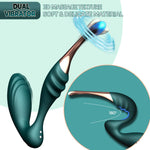 G-Spot & Clitoral Vibrator with Heating & Mini Vibrating Ball – Waterproof Massager