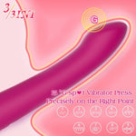 Clitoral Sucking & Licking G-Spot Vibrator – Tongue Oral Stimulator with Suction Cup