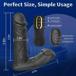 Remote-Control Inflatable Prostate Massager – 3 Expansion & 10 Vibration Modes