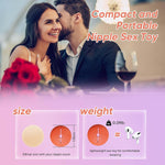 Mini Nipple Vibrator with 10 Vibration Modes & Remote – Adjustable Clips for Couples