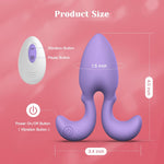 Remote-Controlled Vibrating Butt Plug – 10-Mode Silicone Anal Stimulator for All