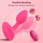 Remote Control Vibrating Butt Plug – 10 Modes Anal & G-Spot Stimulator for Couples