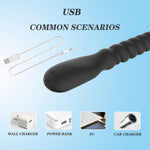 Rechargeable Anal Beads Vibrator with 10 Modes – Prostate & G-Spot Stimulator for Couples