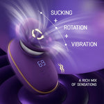 3-in-1 Clitoral Stimulator – Suction, Tongue-Licking & Vibration for Women