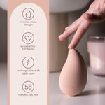 Wave Rechargeable Personal Massager – 10 Speed Vibrator for Women & Couples, Travel-Friendly