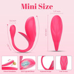 App-Controlled Wearable Vibrator with Clitoral & G-Spot Stimulation for Couples