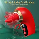 5-in-1 Rose Sucking Vibrator – Clitoral & G-Spot Stimulator with Licking & Vibration