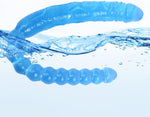 17.7" Flexible Double-Ended Dildo with Realistic Shaft & Beaded Design for Couples