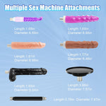 Automatic Thrusting Dildo Machine with Realistic Dildo & Suction Cup Adapter