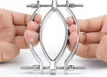 Adjustable Stainless Steel Clitoral & Labia Clamp for Bondage & Sensory Play