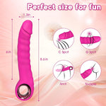Thrusting G-Spot & Clitoral Vibrator, 7 Modes, Waterproof Realistic Dildo Toy