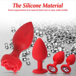 4-Piece Remote Control Vibrating Butt Plug Set – 10 Modes for Men, Women & Couples