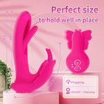 Wearable Remote-Control Panty Vibrator with 9 Flapping & 9 Vibration Modes