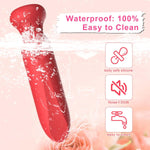 Compact Bullet Vibrator – 10-Mode Waterproof Silicone G-Spot & Clitoral Stimulator