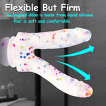 7" Realistic Double-Ended Dildo – Flexible Silicone with Suction Cup for G-Spot Play