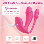 3-in-1 Wearable Vibrator – G-Spot, Anal Plug & Panty Toy with App & Remote
