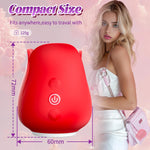 Rechargeable Waterproof Clitoral Suction Vibrator with 7 Suction Modes for Women