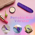 Mini Bullet Vibrator for Women – 10 Modes, Silicone G-Spot & Clitoral Stimulator