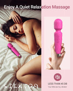 Powerful Wand Massager – 8 Speeds & 20 Patterns, Waterproof Clitoral Stimulator