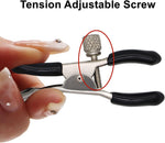 Adjustable Non-Piercing Metal Nipple Clamps – Decorative BDSM Clips for Couples   2/2