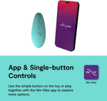 Wearable App-Controlled Couples Vibrator | Dual Stimulation | Rechargeable | Aqua