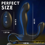 Remote Control Prostate Massager with 10 Wave & Vibration Modes, Waterproof Anal Toy