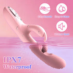 3-in-1 G-Spot Vibrator – Rotating, Rubbing & Vibrating Waterproof Rabbit Stimulator