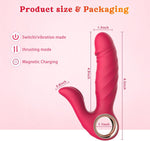 Dual-Action G-Spot & Clitoral Vibrator – Thrusting Dildo with 10 Vibe & 5 Speed Modes