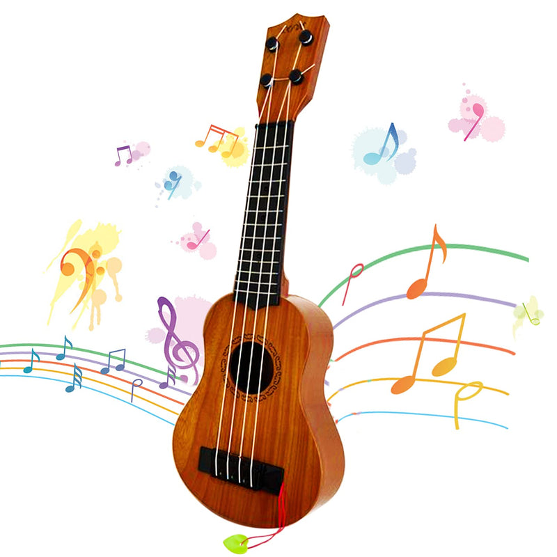 Kids Toy Ukulele Guitar,Classical 17Inch 4 String Mini Children Guitar With